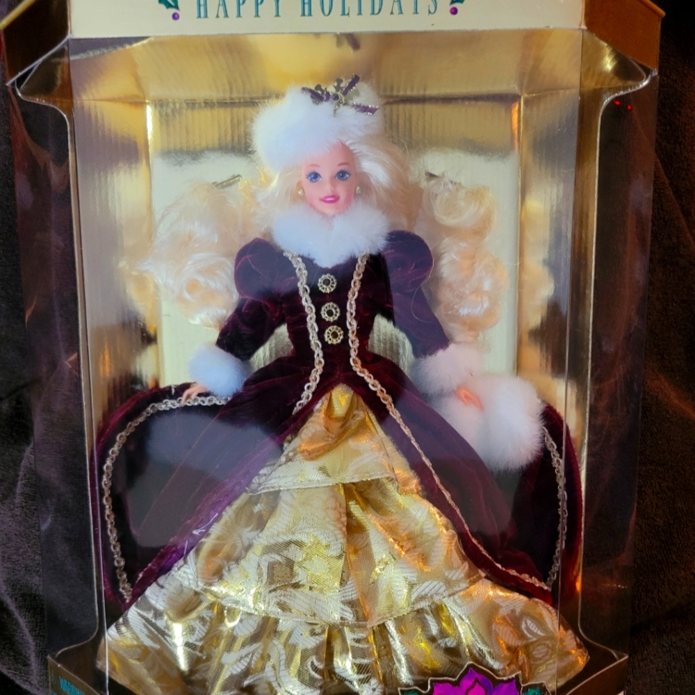 1996 Holiday Barbie Special Edition Happy Holidays Barbie Doll